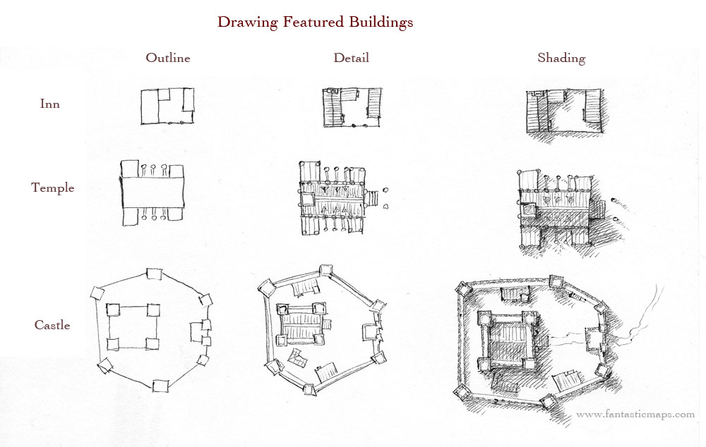 Highlighting Featured Buildings Shape, Detail and