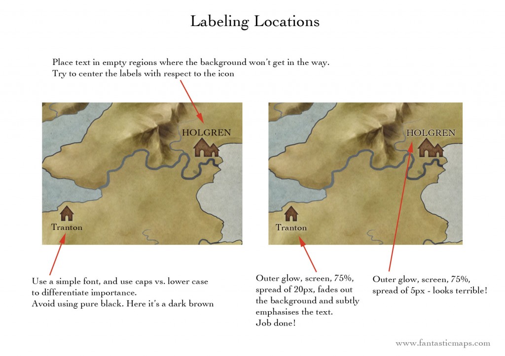 Simple Labeling Fantastic Maps