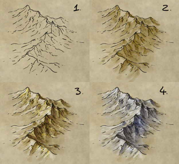how-to-draw-shade-and-colour-a-mountain-range-fantastic-maps